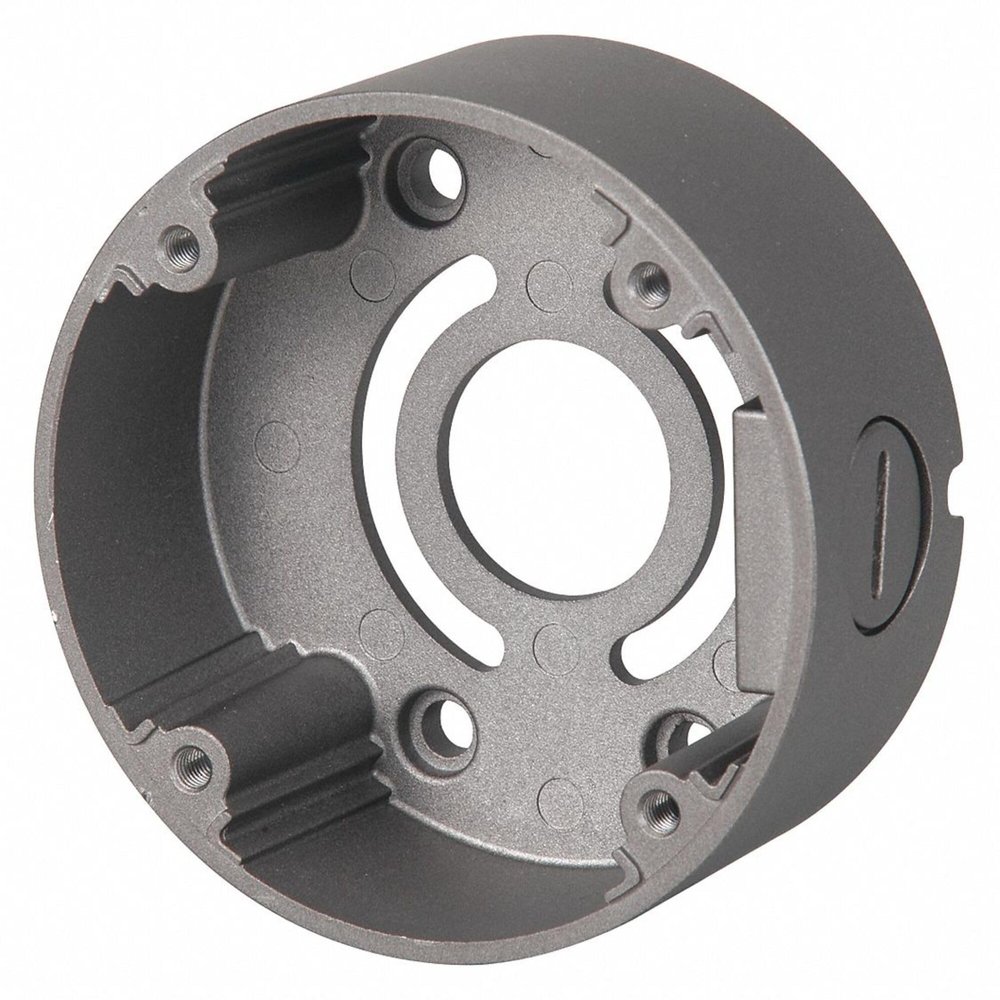 Speco Technologies CVCJBB Round Junction Box (Silver)