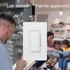 Lutron Maestro LED+ Dimmer Switch, 3-way Switch Kit for Dimmable LEDs, 150-Watt, Multi-Location, MACL-153M-RHW-WH, White view 2