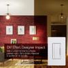 Lutron Maestro LED+ Dimmer Switch, 3-way Switch Kit for Dimmable LEDs, 150-Watt, Multi-Location, MACL-153M-RHW-WH, White view 3