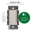 Lutron Maestro LED+ Dimmer Switch, Tap Dimmer, Single Pole/3-way view 2