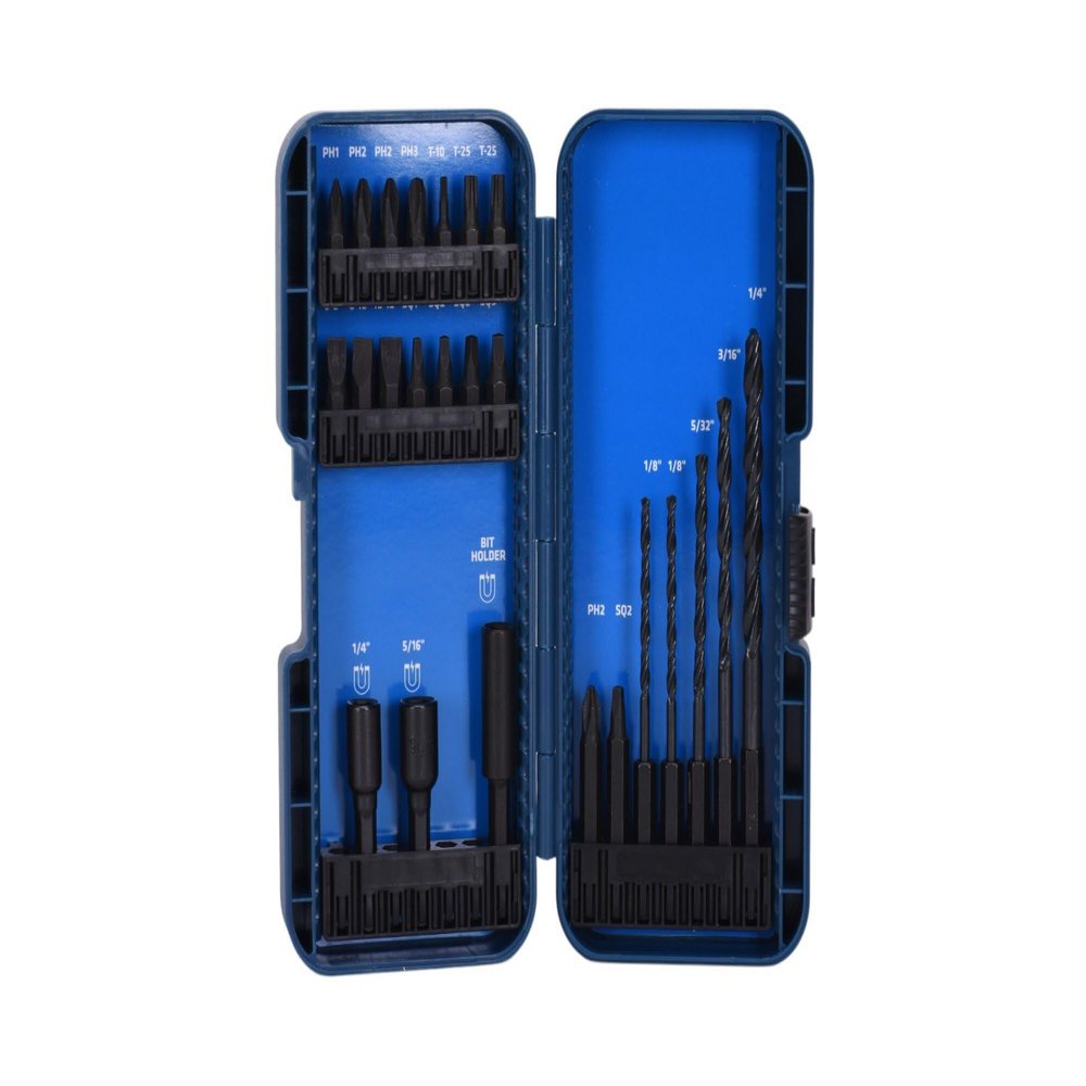 Century Drill & Tool 66945 Impact Pro Drill and Drive Set, 24-Piece