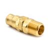 Interstate Pneumatics HRPZ24-0 1/4" Reusable Swivel hose end fitting for 1/4" NPT Polyurethane Recoil Hose (HR Series) view 1