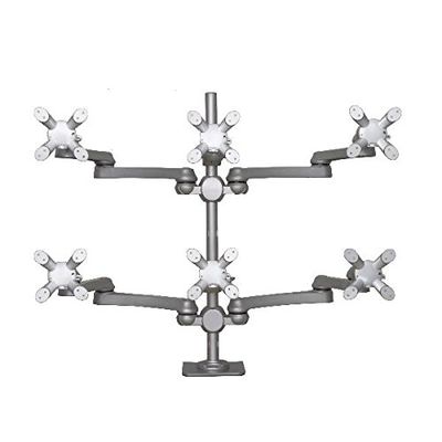  Modern Solid Horizontal Articulated Arm LA-518-4Q Silver