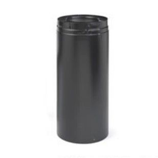 PIPE DIRECTVENT 16"BLACK (A)