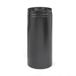PIPE DIRECTVENT 16"BLACK (A)