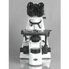 AmScope B660A 1500X Siedentopf Binocular Compound Microscope, 40X-1500X Magnification, WH10x and WH15x Super-Widefield Eyepieces, Semi-Plan Objectives, Brightfield, Kohler Condenser, Double-Layer Mechanical Stage view 3