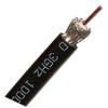 DES RG-6 Single Coax, CCS, Dish Approved, UL, 1000ft, Black, Satellite cable view 1