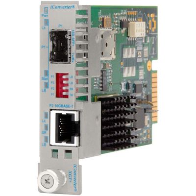 Omnitron Systems Technology - ICONVERTER XGT+ 8589N-0 SFP+ TO 10GBASE-T 30M-1
