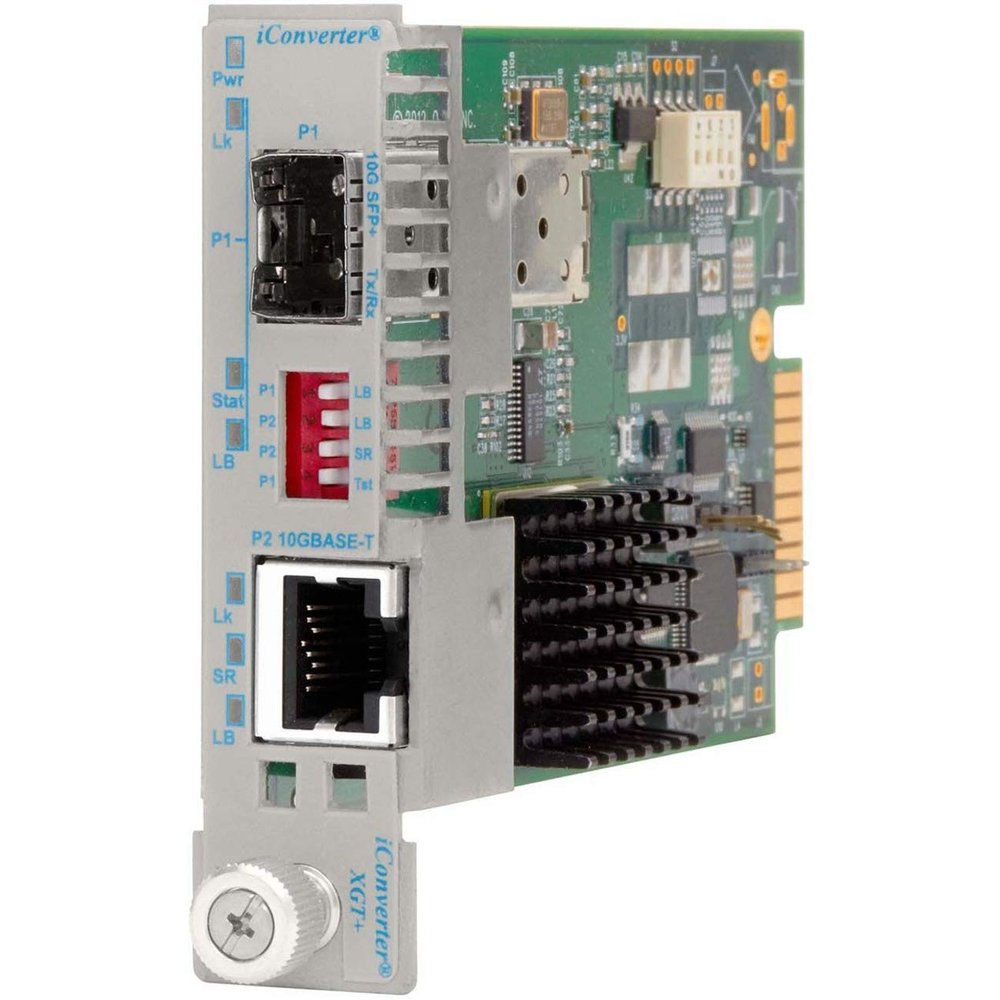 Omnitron Systems Technology - ICONVERTER XGT+ 8589N-0 SFP+ TO 10GBASE-T 30M-1