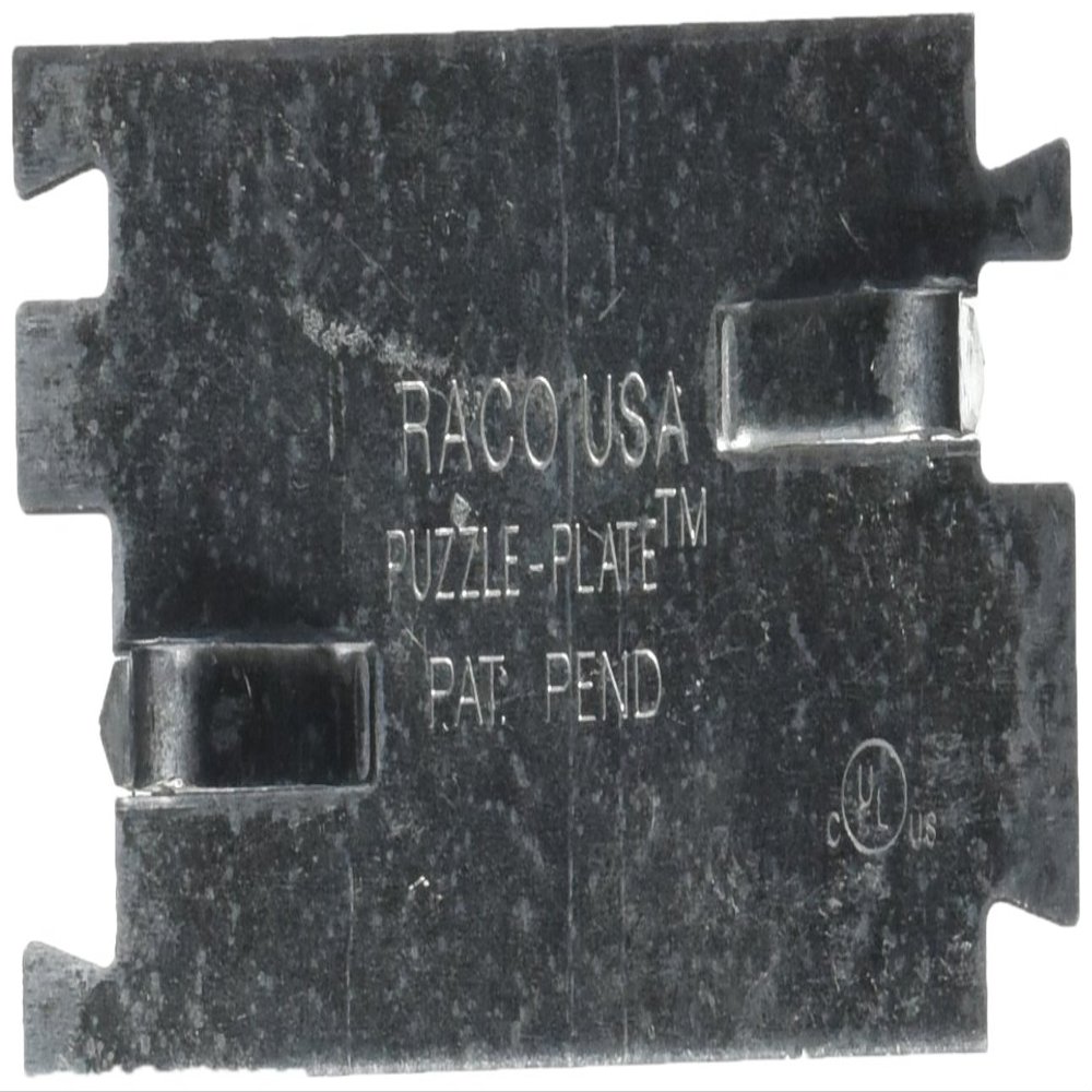 RACO 2712R UL Cable Protector for NMSC with Puzzle-Plate, 2-3/4-Inch