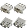 uxcell 10Pcs USB Solder Connector Type A Female Socket Adapter 4 Pin Plug Soldering Jack Connector view 4