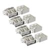 uxcell 10 Pcs USB Type A Female Side Solder Soldering Standard Port Jacks view 4