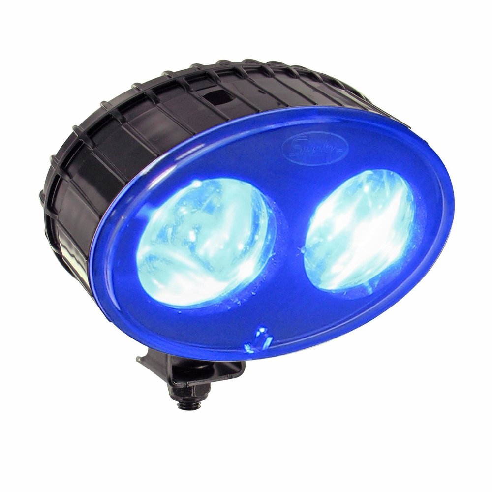 JW Speaker 770BLU Blue Safety Light, 12-48V LED, 9W
