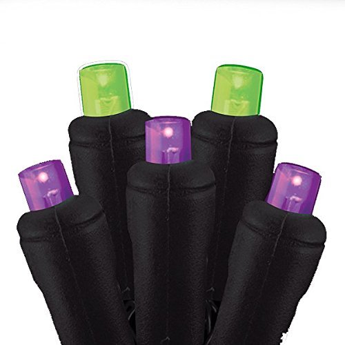5MM Purple and Lime Frost LED HalloweenLights