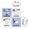 Adobe Flash Galaxy Series Keyboard Labels 12x12 Size view 2