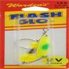 South Bend Sporting Goods Yakima Worden's Flash Glo Spinner Lure, Chartreuse Green Dot, 3/8 Oz. view 1