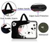 13.3 inch Laptop Sleeve Bag Carrying Case Pouch with Handle for 13.3" 13" 12.1" 12" Acer, Asus, Dell, Hp, Sony, Toshiba, Girl with White Rose view 2