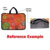 13.3 inch Laptop Sleeve Bag Carrying Case Pouch with Handle for 13.3" 13" 12.1" 12" Acer, Asus, Dell, Hp, Sony, Toshiba, Girl with White Rose view 3