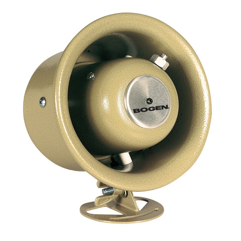Bogen Communications, Inc. SPT5A Horn; 250 Hz to 14 kHz; 7.5 W (RMS) W; -22; 6 in. Dia.x 4 in. D; Plastic