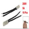 uxcell 10 Pcs Bimetal Temperature Control Switch Thermostat 100C N.C KSD9700 view 3