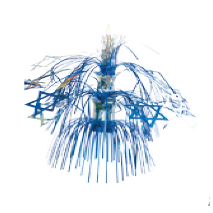 Star of David (Magen David) Foil Chandelier Sukkah Decoration
