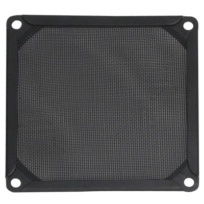 Akasa Aluminium Fan Filter | Computer Cooler Fan Dust Filter | Case Cover | Dustproof | Fine Mesh Grill | Black | 80mm | GRM80-AL01-BK