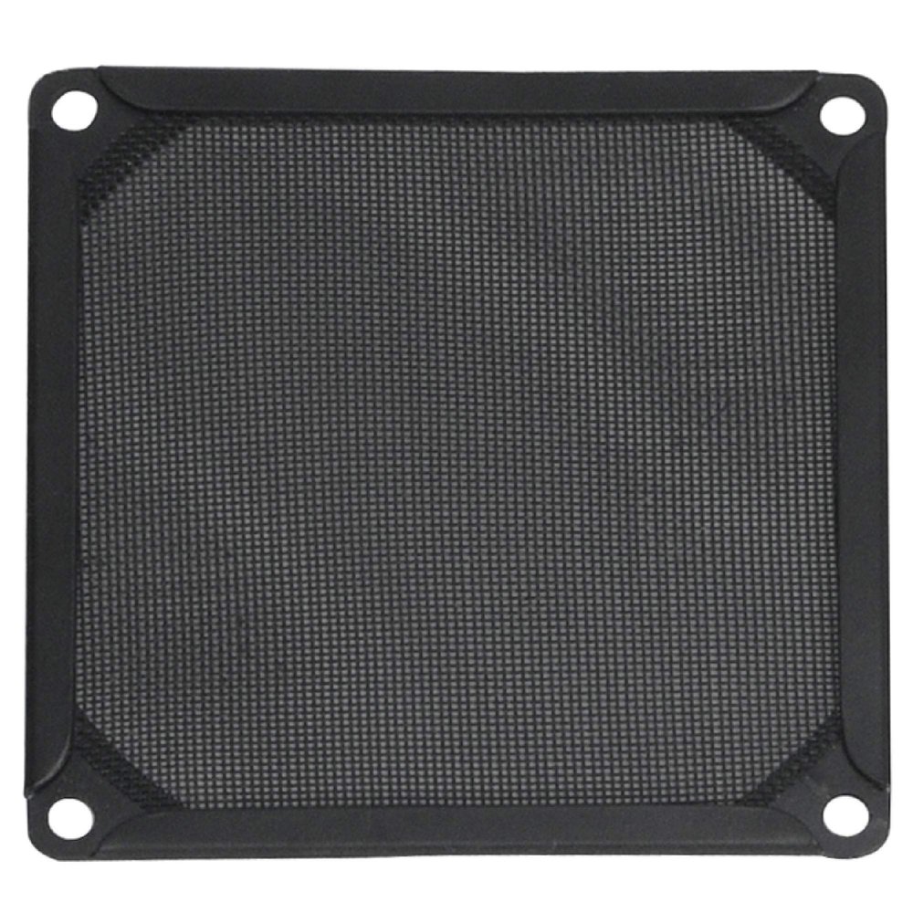 Akasa Aluminium Fan Filter | Computer Cooler Fan Dust Filter | Case Cover | Dustproof | Fine Mesh Grill | Black | 80mm | GRM80-AL01-BK