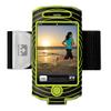 Nathan Sonic Boom Arm Band, Black/Green, One Size view 1