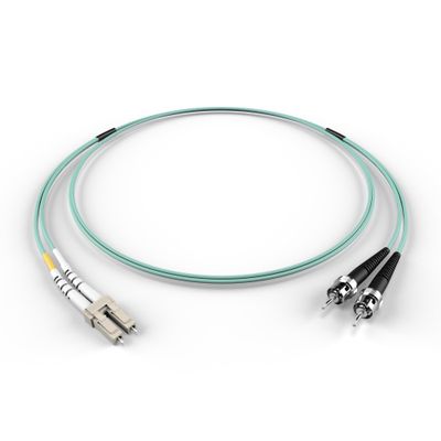 FCD LC-ST OM3 Fiber Patch Cable - 10Gb Duplex 50/125m Multimode Corning Glass | 6M (19.69ft) | Bulk Networking, Data Centers, Telecom, Enterprise Applications | Lengths: 0.5M-300M