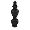 Baldwin 1091190I Urn Tip Hinge, Black view 1