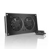 AC Infinity AIRPLATE S5, Quiet Cooling Fan System 8" with Speed Control, for Home Theater AV Cabinets view 1