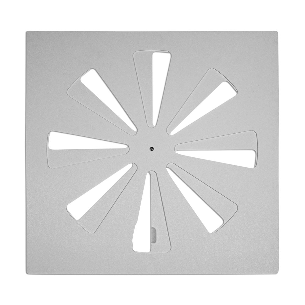 Teak Isle Adjustable 24x24 Drop Ceiling Vent Cover  Office, Commercial & Home HVAC Air Vent Deflector, Airflow Control Panel Register AC Diffuser | Easy Tool-Free Install, Durable ABS, Made in USA