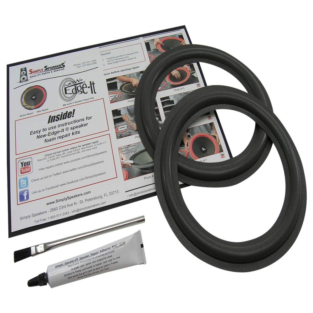 Acoustic Research 8 Inch Foam Speaker Repair Kit FSK-8 (Pair)