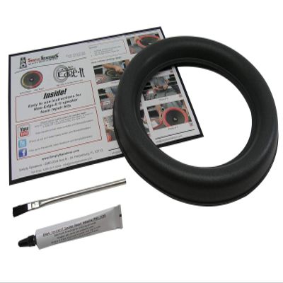 JL Audio Single 10 Inch W7 Foam Speaker Repair Kit, Super Wide Roll, 10W7, FSK-10JL-W7-1 (Single)