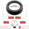 Speaker Foam Repair Kit Fits JL Audio 12W7, 12W7-3, 12W7AE-3, Fathom F-112 Subwoofer, FSK-12JL-W7-1 (Single) view 2