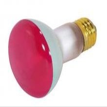 Satco S3200 50 watt R20 Incandescent; Red; 2000 Average rated hours; Medium base; 130 volts