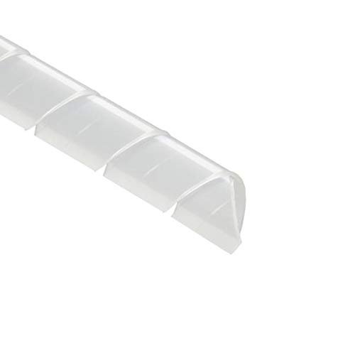 HellermannTyton 3P9C Spiralwrap, 1/2'' Diameter, PTFE, Natural, 100ft/RL