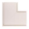Panduit TRA130IW Pan-Way Surface Raceway Right Angle 45-Degree Fitting Base, Off-White view 2