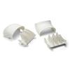 Hellermann Tyton North America MCRFW-OE Infostream Multi-Channel Raceway Offset Elbow, Hips, Office White view 1
