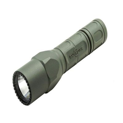 SureFire G2X Pro Dual-Output LED Flashlight with click switch, Forest Green