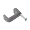 Cable Clip Flat Grey 6.00mm Box 100 view 1