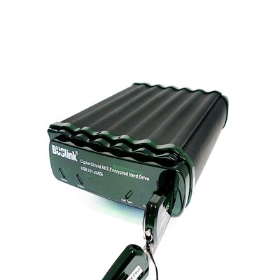 Buslink CipherShield USB 3.0/eSATA FIPS 140-2 Level 2 HIPAA 256-bit AES Hardware Encrypted Desktop Hard Drive (4TB)