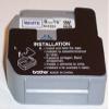 brother int l (supplies) mk233 mk233 1/2in blue on white tape for pt-65 view 1