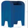 Childrens Factory Post Mailbox for Outside, Kids Playhouse Accessories, Classroom, Daycare, Playground, Pretend Play, Blue view 2
