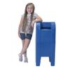 Childrens Factory Post Mailbox for Outside, Kids Playhouse Accessories, Classroom, Daycare, Playground, Pretend Play, Blue view 4
