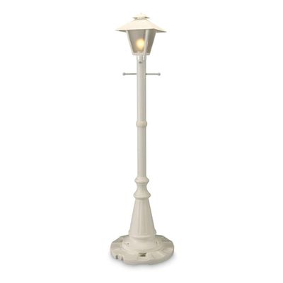 Patio Living Concepts Cape Cod White Outdoor Plug-in Post Lantern Patio