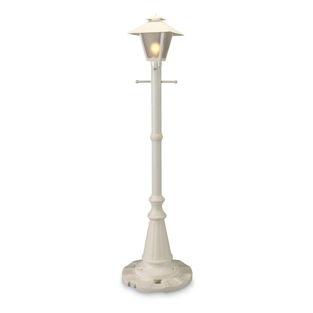 Patio Living Concepts Cape Cod White Outdoor Plug-in Post Lantern Patio