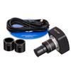 AmScope MU800 8.0MP Digital Microscope Camera for Still and Video Images, 40x Magnification, 0.5x Reduction Lens, Eye Tube or C-Mount, USB 2.0 Output, Includes Software view 1