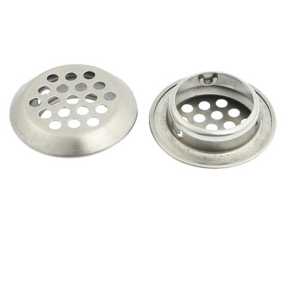 uxcell 2pcs Air Vent Stainless Steel Round 25mm Dia Vent Mesh Hole Louver