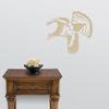 Express Yourself Ruffed Grouse Single Wall Decal (Beige - Facing as Shown - Small) - Upland Game Bird Collection view 2